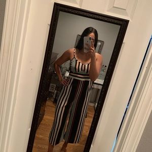 Striped Jumpsuit